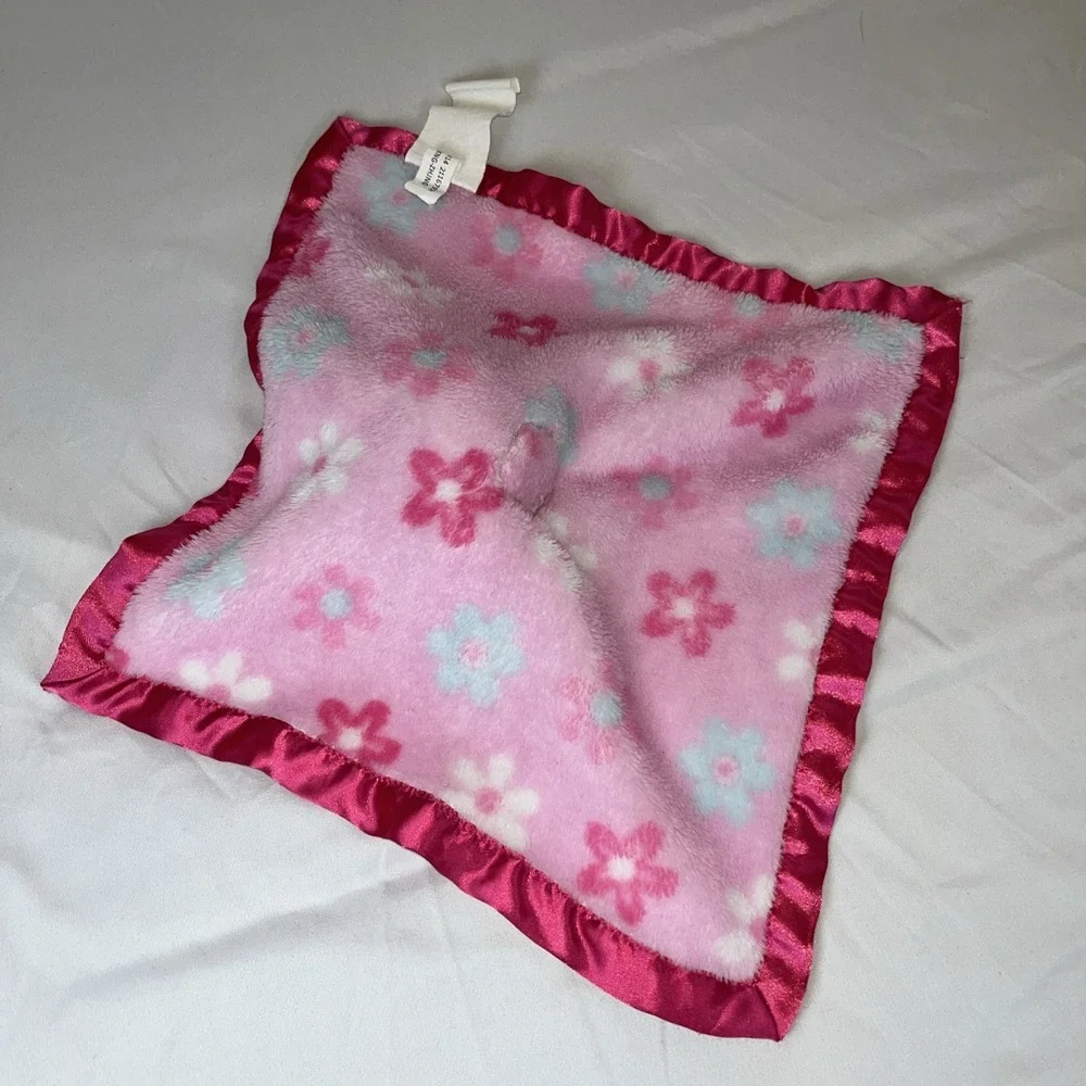 Minnie Mouse Lovey Pink‎ Satin Trim Security Plush Disney Baby